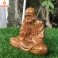 Tượng Đạt Ma Sư Tổ gỗ bách xanh để ô tô bàn làm việc
