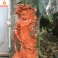 Tượng đạt ma phục tam nghê gỗ Hương cao 50 cm