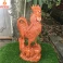 Tượng gà trống phong thủy bằng gỗ Hương cao 50 cm