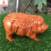 Tượng heo Phát Tài bằng gỗ Hương