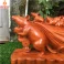 Tượng chuột ngũ Phúc phong thủy bằng gỗ Hương