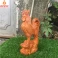 Tượng gà trống phong thủy bằng gỗ Hương cao 30 cm MS02