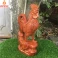 Tượng gà trống phong thủy bằng gỗ Hương cao 40 cm