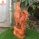Tượng gà trống phong thủy bằng gỗ Hương cao 50 cm