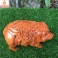 Tượng heo Phát Tài bằng gỗ Hương