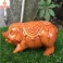 Tượng heo Phát Tài bằng gỗ Hương