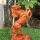 Tượng ngựa phong thủy nhất mã phi thiên gỗ Hương cao 30 Cm VT01