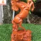 Tượng ngựa phong thủy nhất mã phi thiên gỗ Hương cao 30 Cm VT01