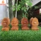 Phật bản mệnh tuổi Tý Thiên Thủ Thiên Nhãn gỗ bách xanh để ô tô bàn làm việc