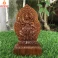 Phật bản mệnh tuổi Thìn tuổi Tỵ Phổ Hiền Bồ Tát gỗ bách xanh để ô tô bàn làm việc