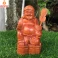 Tượng thần tài thổ địa gỗ Hương cao 20
