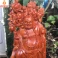 Tượng Di Lặc ngũ phúc Vác Cành Đào cao 50 Gỗ Hương