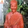 Tượng khổng minh gỗ Hương cao 50 cm