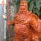 Tượng Quan Công Chống Đao gỗ Hương cao 50cm