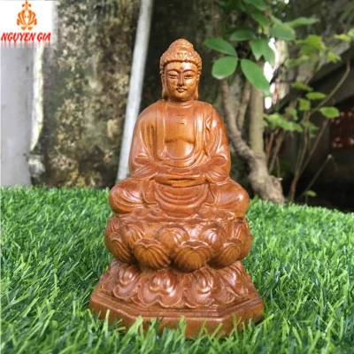 Tượng Đức Bổn Sư Thích Ca Mâu Ni để xe ôtô bàn làm việc cao 12 cm