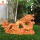 Tượng rồng phong thủy bằng gỗ hương ngang 25cm