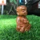Bộ tượng tam thiền mini để ô tô gỗ Bách Xanh