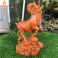 Tượng dê phong thủy bằng gỗ Hương cao 30 cm