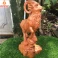 Tượng dê phong thủy bằng gỗ Hương cao 40 cm