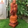 Tượng Di Lặc Chúc Phúc Tài Lộc cao 50 Gỗ Hương phun giả cổ