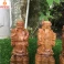 Tượng tam đa – phúc lộc thọ gỗ Bách Xanh cao 15