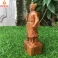 Tượng Gỗ Trần Hưng Đạo gỗ Bách Xanh cao 20 cm