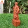 Tượng Gỗ Trần Quốc Tuấn chất liệu gỗ Hương cao 20 cm