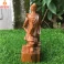 Tượng Gỗ Trần Hưng Đạo gỗ Bách Xanh cao 20 cm
