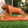 Tượng hổ bằng gỗ Hương ngang 30 cm