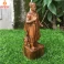 Tượng Gỗ Trần Hưng Đạo gỗ Bách Xanh cao 20 cm