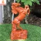 Tượng ngựa phong thủy nhất mã phi thiên gỗ Hương cao 30 Cm VT01