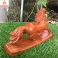 Tượng ngựa phong thủy gỗ Hương ngang 30 Cm