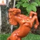 Tượng ngựa phong thủy nhất mã phi thiên gỗ Hương cao 30 Cm VT01