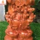 Tượng Di Lặc Ngũ Phúc Chúc Phúc cao 50 Gỗ Hương