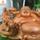 Tượng Di Lặc nhất Phúc Gỗ Bách Xanh