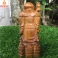 Tượng tam đa – phúc lộc thọ gỗ Bách Xanh cao 15