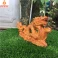 Tượng rồng phong thủy bằng gỗ hương ngang 30cm