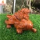 Tỳ hưu phong thủy gỗ Hương 20 cm