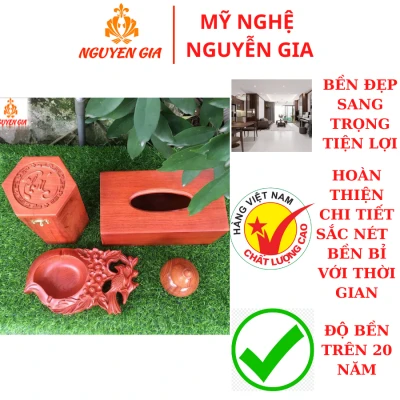 Combo 4 sản phẩm gỗ Hương Cao Cấp cho gia đình CB4-HGT