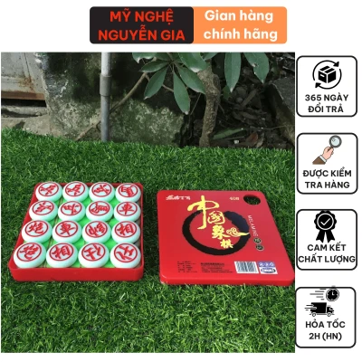 Bộ cờ tướng nhựa melamine giả ngọc đặc chắc siêu bền đẹp