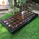 Bộ cờ tướng bàn cờ gỗ Trắc quân gỗ Hương đường kính 3,8 cm
