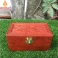 Hộp đựng tiền phong thủy Tài Lộc bằng gỗ Hương (khóa chìa)