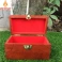 Hộp đựng tiền phong thủy Tài Lộc bằng gỗ Hương (khóa chìa)