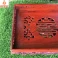 Khay trà gỗ hương lưỡng long (không bao gồm ấm chén)