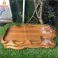Khay trà gỗ Bách Xanh KT49x28 (không bao gồm phụ kiện và ấm chén)