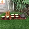 Khay trà gỗ Trắc nguyên khối KT45x18  (không bao gồm phụ kiện và ấm chén)