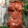 Tượng Di Lặc ôm Sen tài lộc Gỗ Hương cao 37 ngang 11 sâu 9 cm