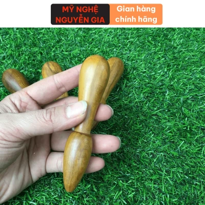 Cây massage day bấm huyệt - Dụng cụ bấm huyệt bằng gỗ Bách Xanh