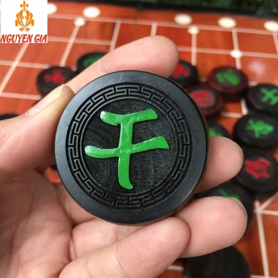 Quân cờ tướng gỗ Trắc cỡ lớn đường kính 4,8 cm (Không bao gồm bàn)