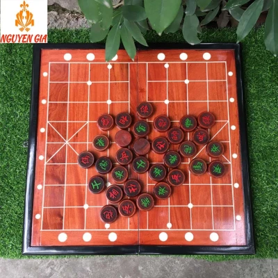 Bộ cờ tướng bàn cờ gỗ Hương cỡ Lớn quân gỗ Hương đường kính 4,8cm